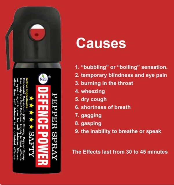 N2B Defence Power Pepper Spray (50ml) - Image 4